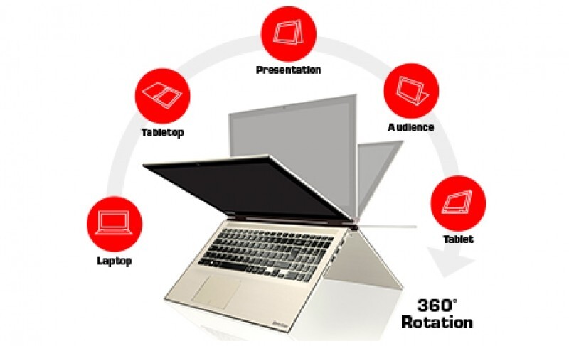 Laptop 2 in 1 Toshiba Satellite Radius 15 P50W-C-10J Convertible