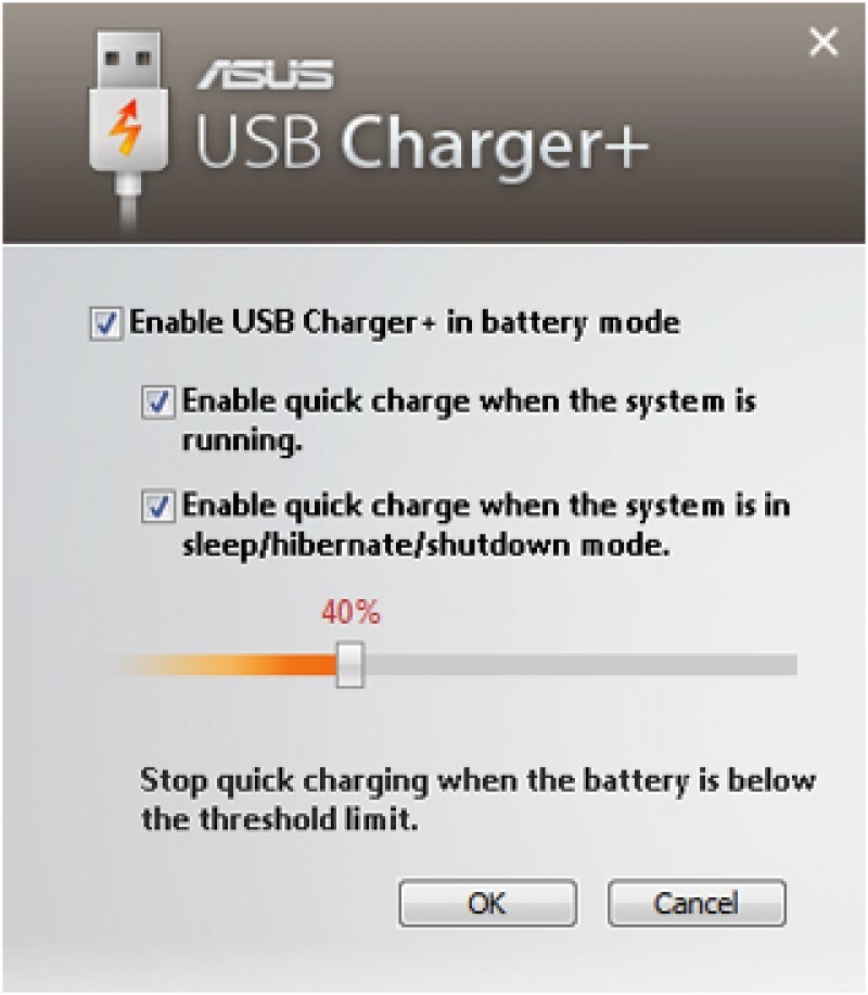 USB 3.0 È™i USB Charger+ Asus Pro Essential PU301LA