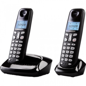 Telefon Dect Grundig D160duo, ecran iluminat, Caller ID, GAP(pana la 4 dispozitive) D160DUOGR