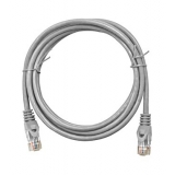 Patch cord Schrack Cat. 6, neecranat, 5 m, gri H6ULG05K0G