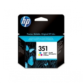 Cartus Cerneala HP Nr. 351 Color Vivera Inks 170 Pagini for Deskjet D4260, D4280, D4360, Photosmart C4480, C4580, OfficeJet J5780, Photosmart C4280 AIO, OfficeJet J6140, Photosmart C5200, C5280 AIO, D5360 CB337EE