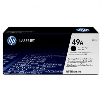 Cartus Toner HP Nr. 49A Black 2.500 Pagini for LaserJet 1160, M4345 MFP, M4345X MFP, M4345XM MFP, M4345XS MFP, 1320, 3390, 3392 Q5949A