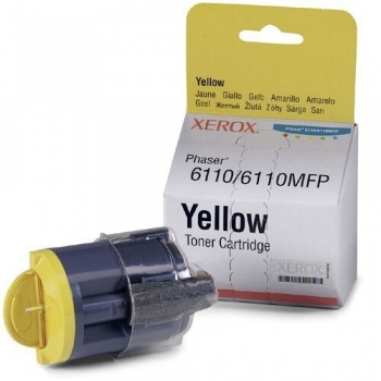 Cartus Toner Xerox 106R01204 Yellow 1000 Pagini for Phaser 6110, 6110MFP/B, 6110MFP/S, 6110MFP/X