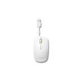 Mouse Asus UT300 Optic 3 butoane 1000dpi cablu retractabil 70cm design ambidextru Matte White 90XB0460-BMU020