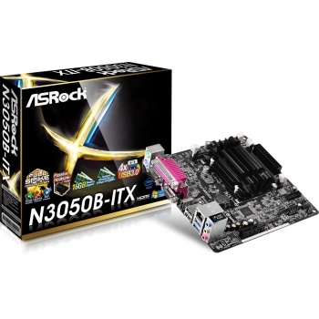 Placa de baza ASRock N3050B-ITX Intel Celeron Dual Core N3050 Braswell up to 2.16GHz 2x DDR3 VGA HDMI mini ITX