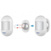 Mini detector de miscare PIR wireless cu suport de prindere magnetic KR-P831  