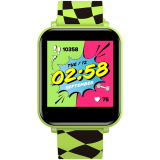 SmartWatch Canyon Joyce KW-43, 1.54inch, Curea Silicon, Green-Black CNE-KW43YB