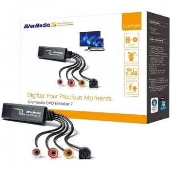 Placa de captura externa Avermedia DVD EZMaker 7 C039 Intrari S-Video Composite RCA