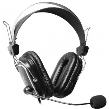 Casti A4Tech HS-50 cu microfon si control de volum negru