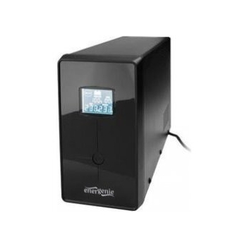 UPS GEMBIRD 1500VA w. AVR, diplay LCD, interfata USB, black, "EG-UPS-034"