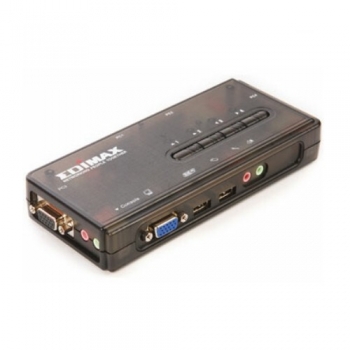 Switch KVM Edimax EK-UAK4 4 Porturi USB si suport Audio/Mic