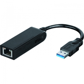 D-Link, Adaptor USB 3.0 to 10/100/1000M (Placa de retea Gigabit pe USB 3.0)