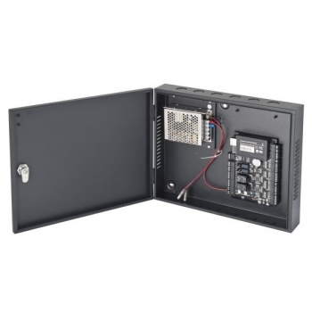 Centrala de control acces CCA3-2-2 pentru 2 usi bidirectionale Alimentare: 12Vcc Conectivitate: TCP/IP si RS485; Capacitate: 30,000 utilizatori, 100,000 evenimente stocabile; Compatibila cu cititoare Wiegand 26/34