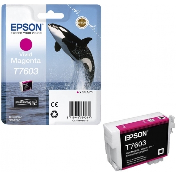 EPSON T76034010 INK T7603 VIVID MAGENTA