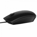 Mouse Dell MS116 2 Butoane, cu fir, 1000 dpi, interfata USB, culoare neagra, greutate 413g, 570-AAIR