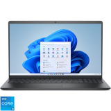 Laptop DELL 15.6'' Vostro 3530, FHD 120Hz, Procesor Intel Core i5-1334U (12M Cache, up to 4.60 GHz), 8GB DDR4, 512GB SSD, Intel Integrated Graphics, Win 11 Pro, Carbon Black, N3409PVNB3530EMEA01
