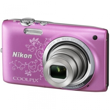 Camera Foto Digitala Nikon Coolpix S2700 16MP Zoom optic 6x Pink Lineart VNA306E1