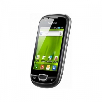 Telefon Mobil Samsung Galaxy Pop Plus S5570 Metallic Grey ARM v6 832MHz Camera Foto 3.15MPx Android v2.2