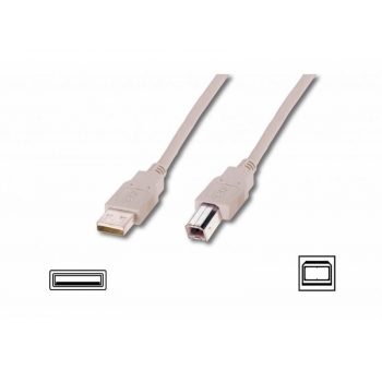 ASSMANN AK-300102-018-E :: USB 2.0 Cable, Type A-B 1.8 m
