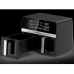 Friteuza dubla cu aer cald Heinner SimCook, 2400W, capacitate 9.5L, termostat reglabil cu afisaj LED, control digital individual, 10 programe prestabilite, temporizator 60 min. cu avertizare sonora, N 
