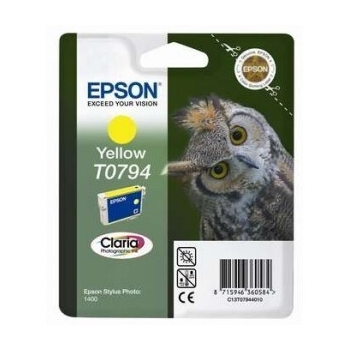 Cartus Cerneala Epson T0794 Yellow 715 pagini for Epson Stylus Photo R1400 C13T07944010