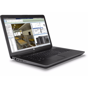 Laptop HP ZBook 17 G3 Workstation Intel Core i7 Skylake-H 6700HQ up to 3.5GHz 8GB DDR4 HDD 500GB nVidia Quadro M1000M 2GB GDDR5 17.3" HD+ Windows 10 Pro T7V60EA