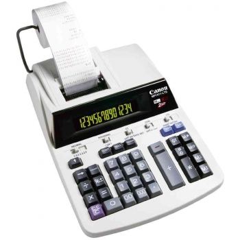 Calculator Profesional cu rola Canon MP 1411-LTSC 14 digit ink ribbon 2 culori conversie taxe/valuta/business BE2497B001AA