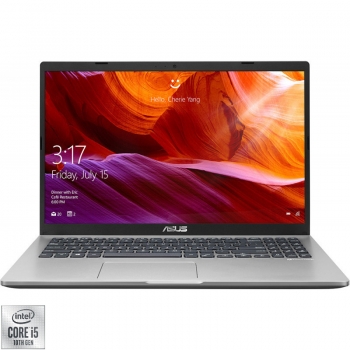 Laptop ASUS X509JA i5-1035G1 pana la 3.60 GHz 15.6" Full HD 8GB 512GB SSD Intel UHD Graphics Free DOS Transparent Silver