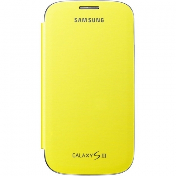 Husa Samsung Flip Cover pentru i9300 Galaxy S III Yellow EFC-1G6FYECSTD