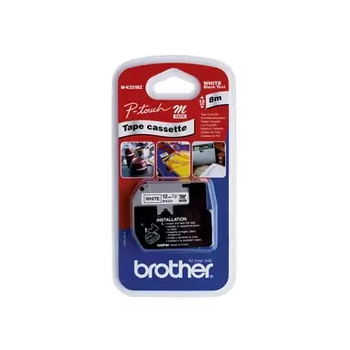Banda Laminata Brother MK231BZ Dimensiune 12mm black on white