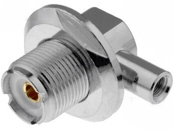 Conector soclu in unghi President UHF206