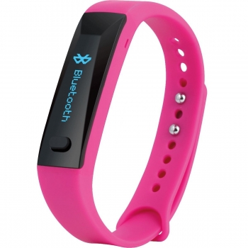 Brata Fitness Technaxx TX-38, 0.91 OLED display, Bluetooth 4.0, aplicatii iOS/Android, roz