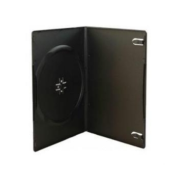 Carcasa 1 DVD slim negru 7mm QBOXDVROSL1BK