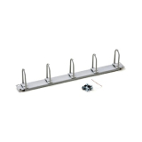 Organizator cabluri 19'', 1U, 5 inele de plastic mari 40x83mm Schrack