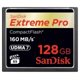 Card memorie SanDisk COMPACT FLASH CARD 128GB/EXTREME PRO 160MB/S VERSION SDCFXPS-128G-X46