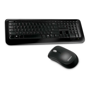 Kit Wireless Tastatura+Mouse Microsoft Desktop 800 Mouse Optic 3 butoane 1000dpi USB Black 2LF-00016