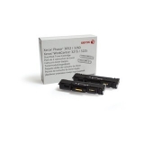 Black Toner Cartridge Dual Pack, Phaser 3052/3260, 2x3k