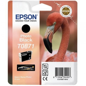 Cartus Cerneala Epson T0871 Photo Black 11.4ml for Stylus Photo R1900 C13T08714010