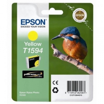 Cartus Cerneala Epson T1594 Yellow 17ml for Stylus Photo R2000 C13T15944010