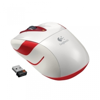 Mouse Wireless Logitech M525 Nano Optic 3 Butoane USB Pearl White 910-002685