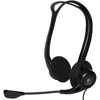 Casti Logitech 960 cu microfon si control de volum USB negru 981-000100