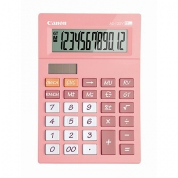 Calculator Birou Canon AS-120V 12-digit Pink BE5476B002AA