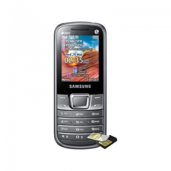 Samsung E2252 Silver Dual SIM SAME2252SLV