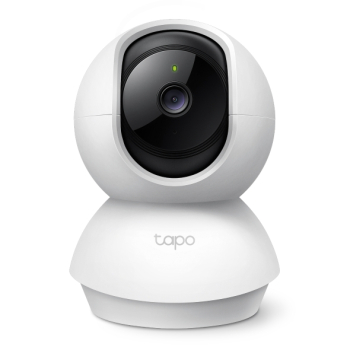 Camera IP TP-LINK, wireless, cube, pt. interior, dist. IR 9 m, tip lentila fixa 4 mm, 2 Mpx, microfon, carcasa plastic, slot SD card, Tapo C200C