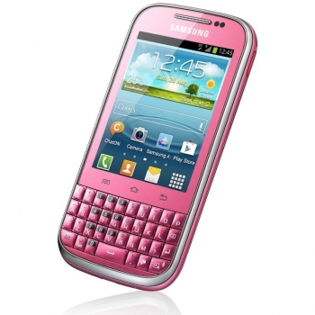 Telefon Mobil Samsung Galaxy Chat B5330 Pink 3" 240 x 320 850 MHz memorie interna 4GB Android 4.0 SAMB5330PNK