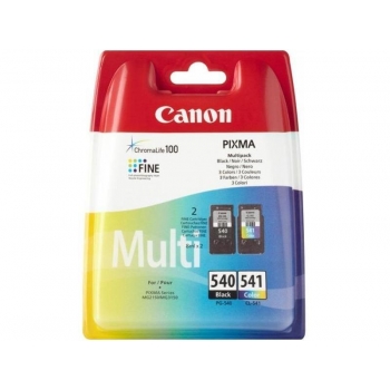 Pachet Cartus Cerneala Canon PG-540/CL-541 Black/Color 180 Pagini for Pixma MG2150, Pixma MG3150, Pixma MG4150, Pixma MX375, Pixma MX435, Pixma MX515 BS5225B006AA