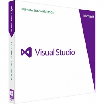 Microsoft Visual Studio Professional 2012 with MSDN Retail 2012 English Programs Medialess renewal