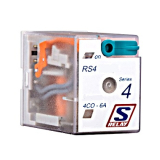 Releu miniatura 14 pini, 24VDC, LED + dioda, 6A, 4CC, RS410LC4 Schrack
