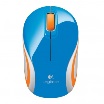 Mouse Wireless Logitech M187 Optic 3 Butoane 1000 dpi USB BLUE 910-002733