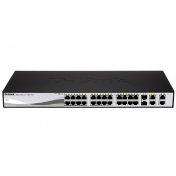 Switch D-Link DES-1210-28 24xRJ-45 10/100Mbps + 2xRJ-45 10/100/1000Mbps + 2xCombo SFP